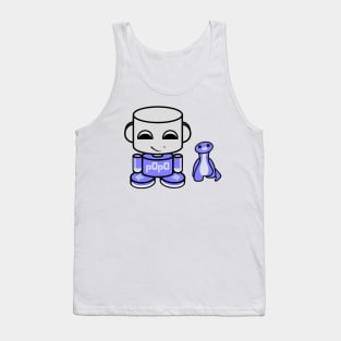 Popo & Rawr O'BABYBOT Toy Robot Tank Top